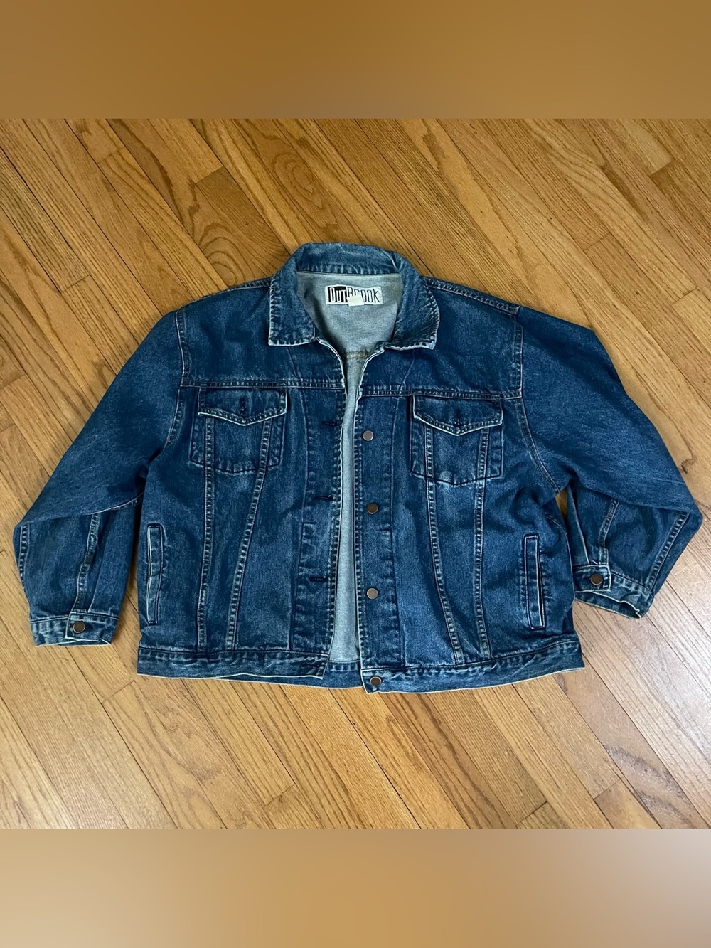 Vintage Y2K denim jean jacket large